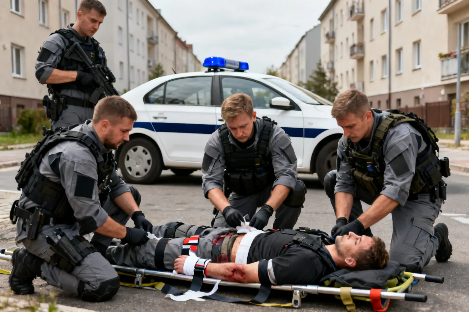 Kontrterroryści ćwiczyli taktyczno-medyczne umiejętności