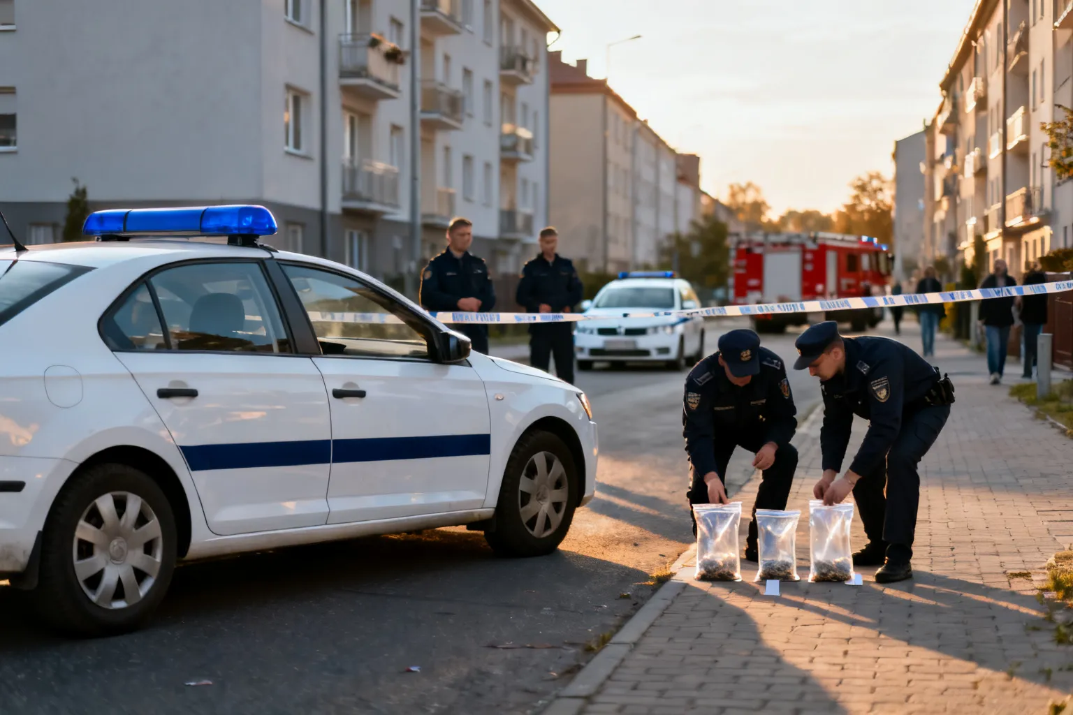 Małżeństwo zatrzymane w Warszawie. Policja zabezpieczyła prawie 3 kg narkotyków