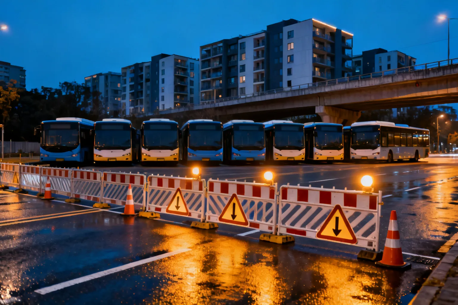 Zamknięcie S8 Modlińska Warszawa – nocne objazdy, 8 linii omija Żerań