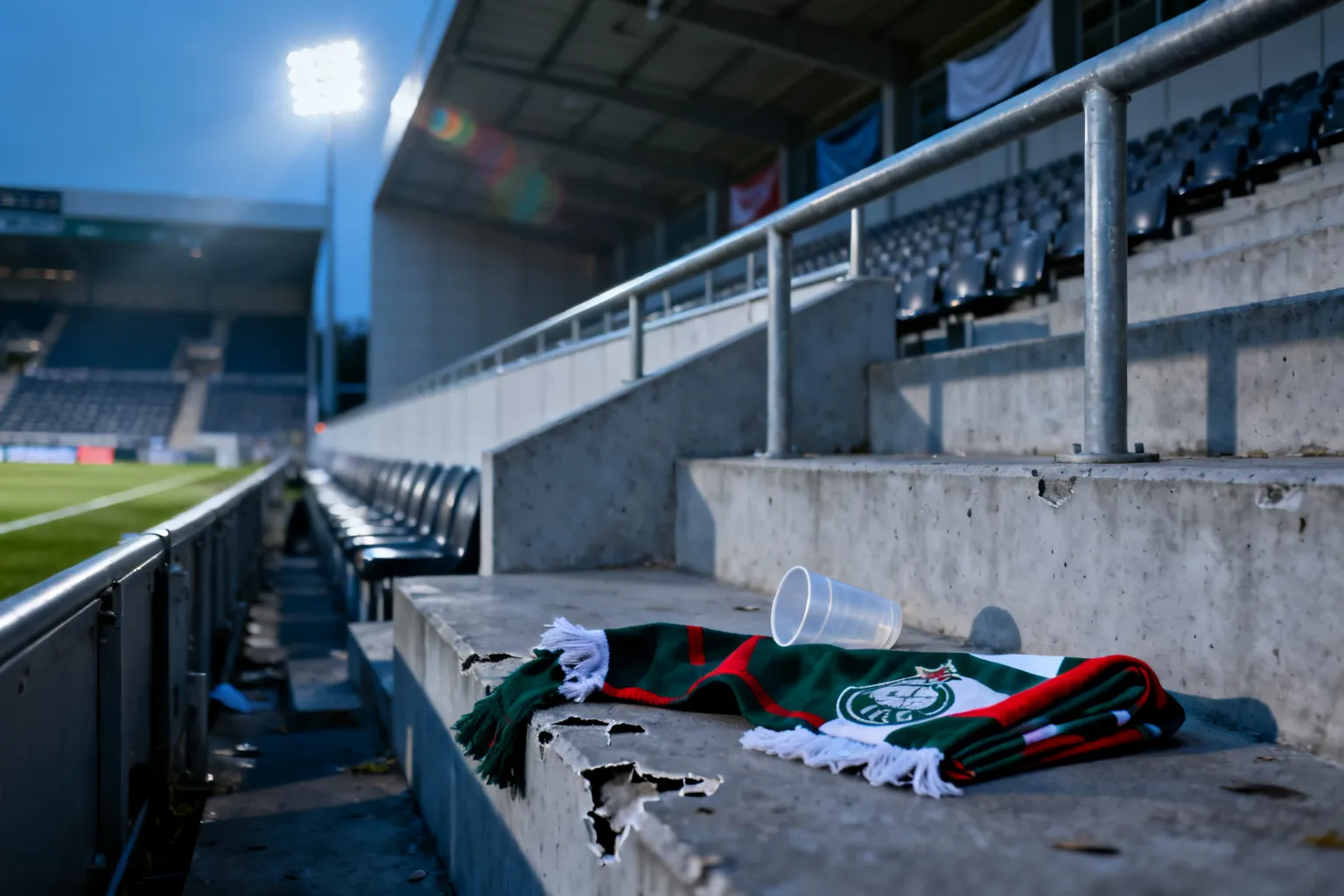Legia Lech 1:2 — Warszawa, reakcja Żylety po porażce