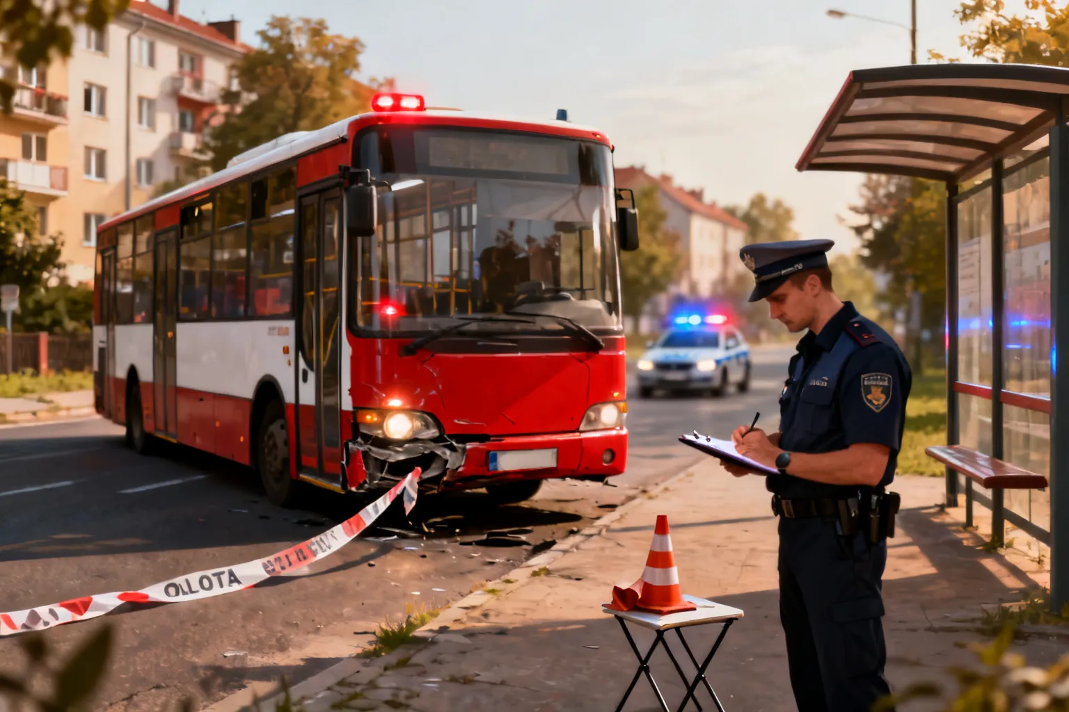 Kierowca autobusu linii 186 usłyszał zarzuty po wypadku na Ochocie
