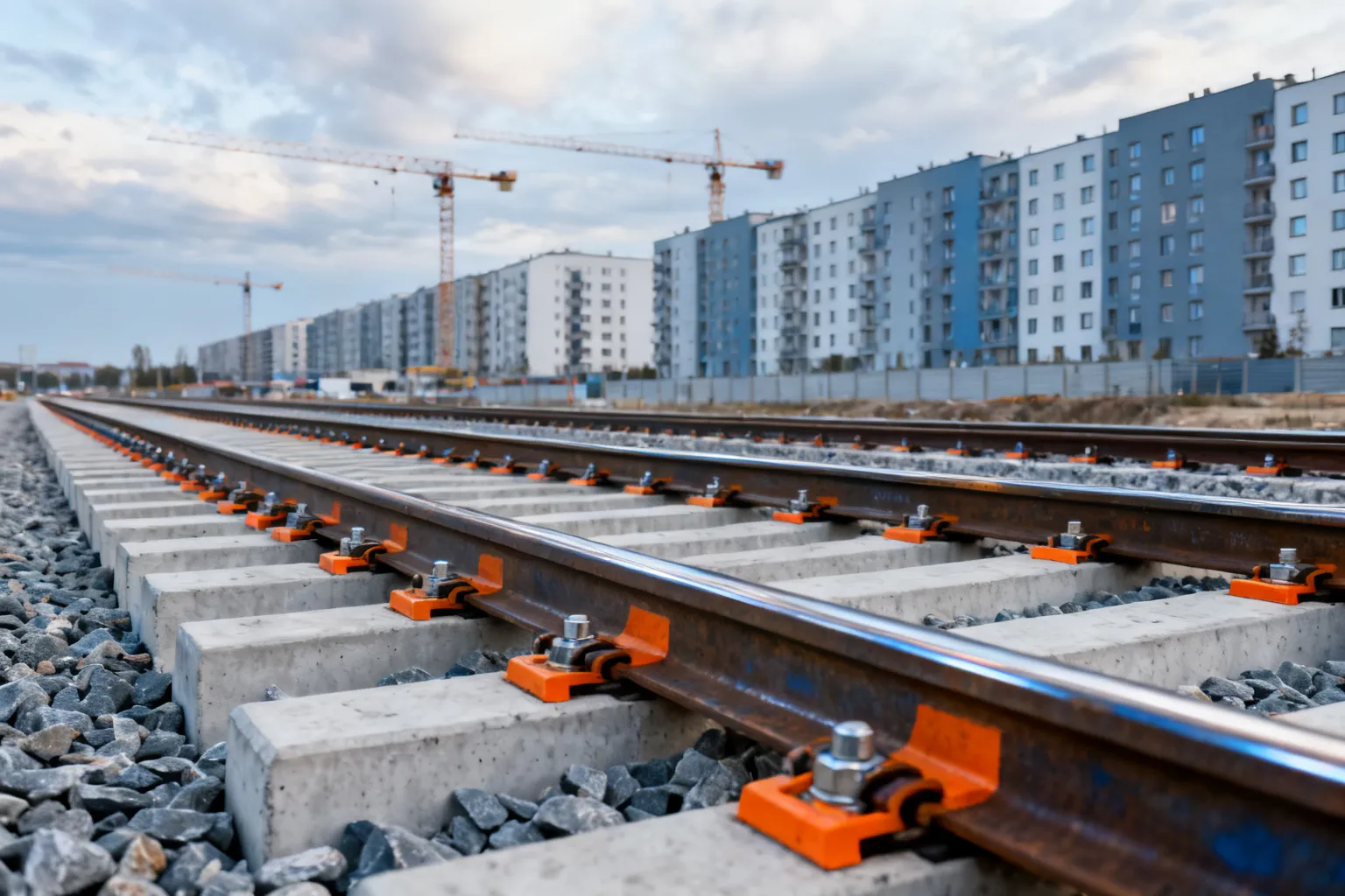 Postęp budowy M2 Warszawa 2026 — nawierzchnia torowa i wykończenia na Bemowie