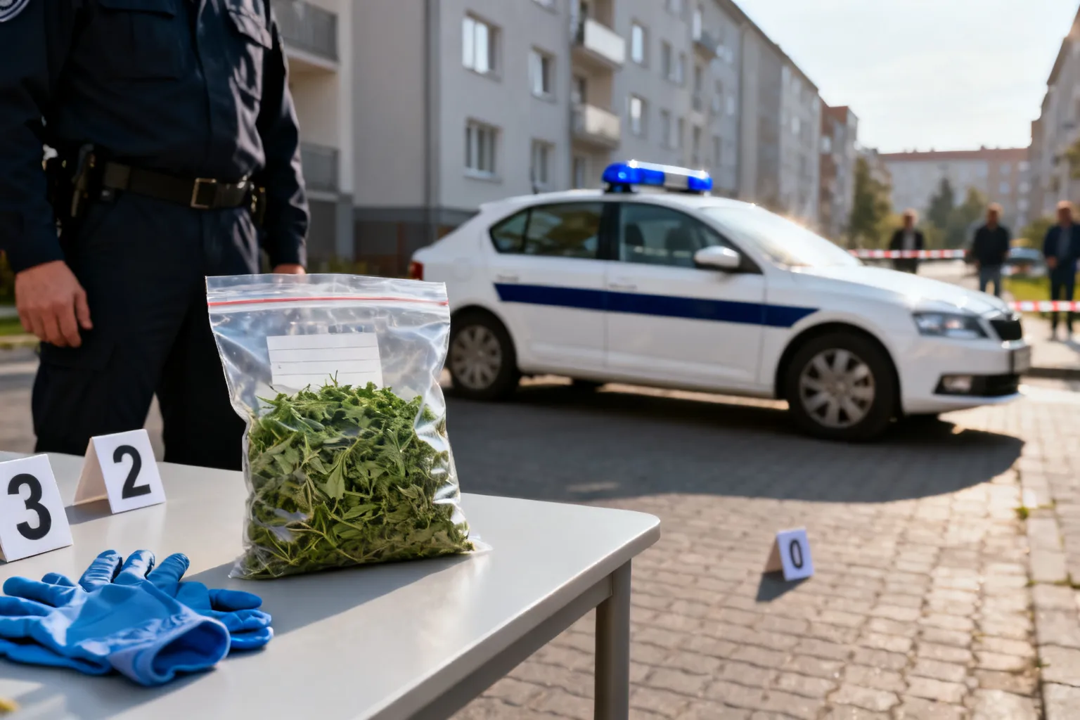 Prawie kilogram marihuany zabezpieczono w Wesołej — 38-latek usłyszał zarzut