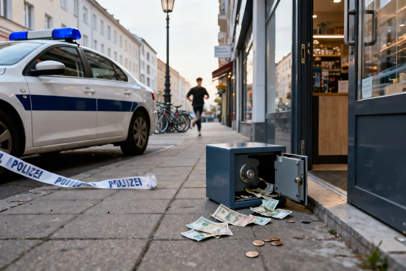 24-latek ukradł pieniądze z sejfu w sklepie na Śródmieściu