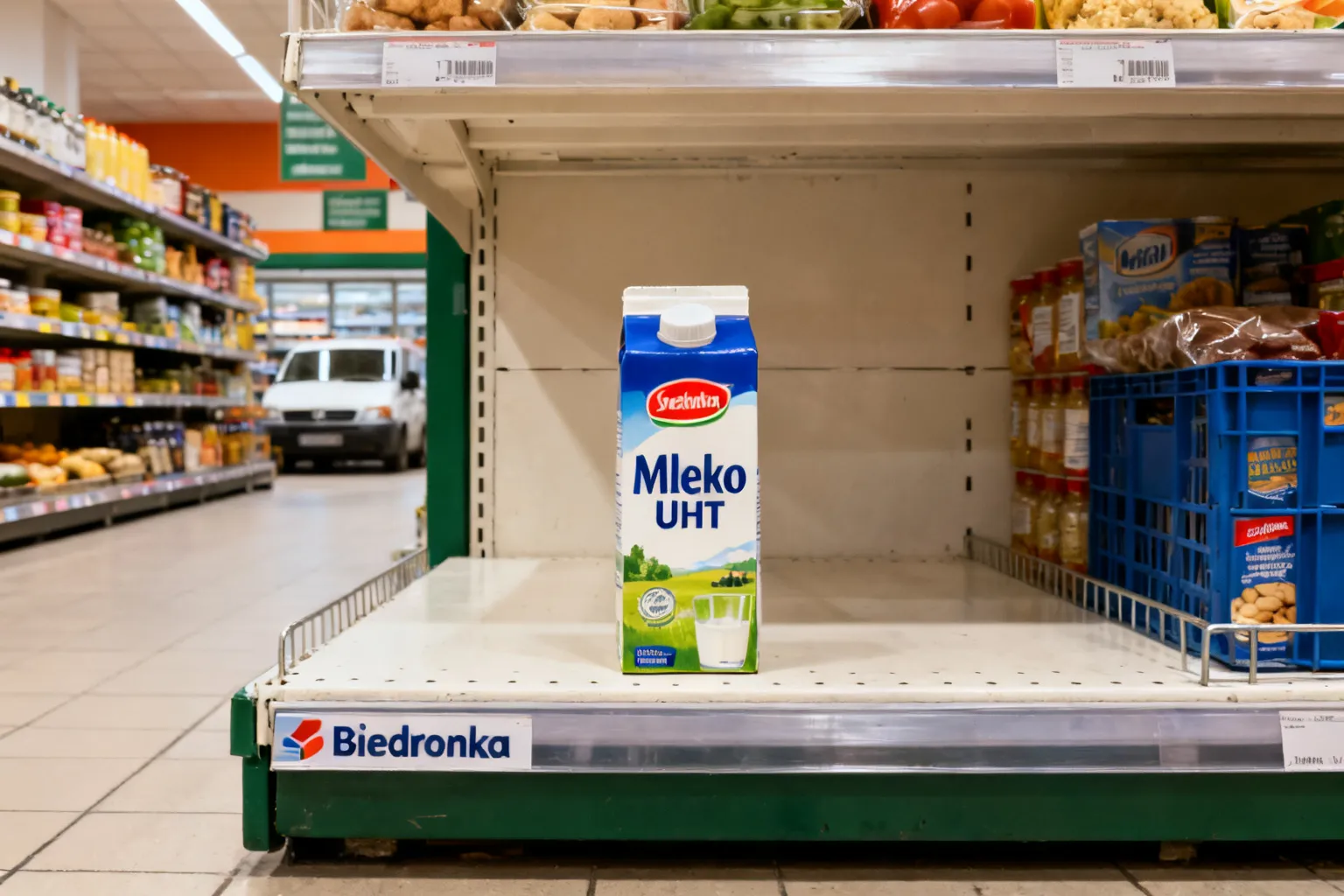 Mleko UHT Mleczna Dolina promocja Biedronka — 1,49 zł przy zakupie 6 sztuk