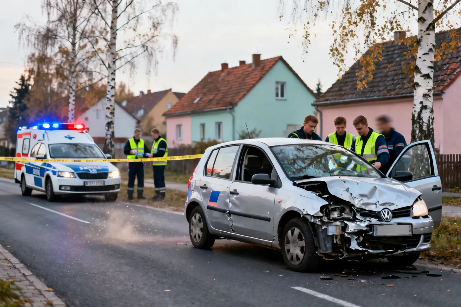 Wypadek Toyoty w Kurach pod Tłuszczem — 49-latka nie żyje, kierowca odjechał