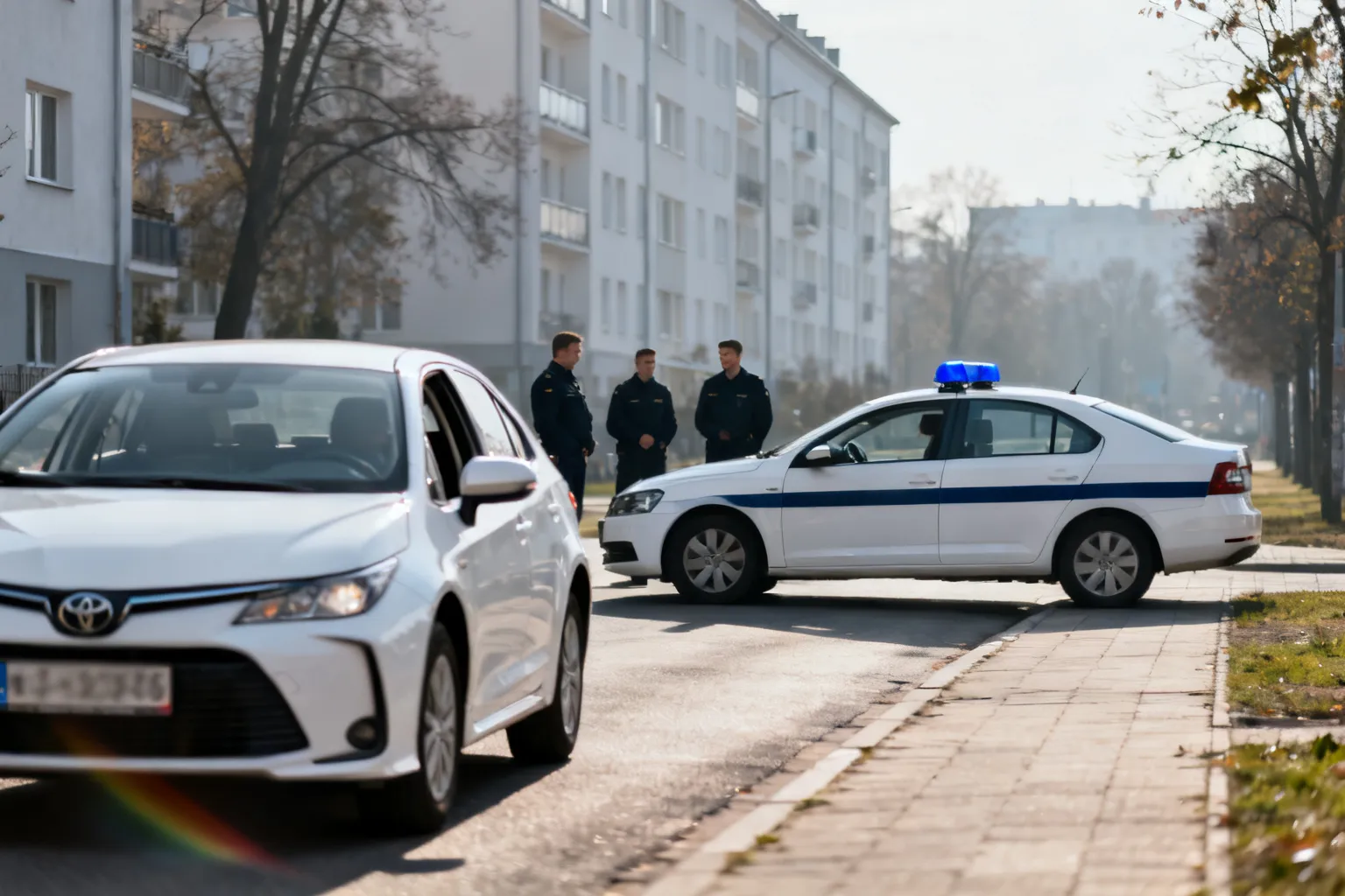 Kierowca skradzionej Toyoty Corolla zatrzymany przez grupę „Kobra” w Warszawie