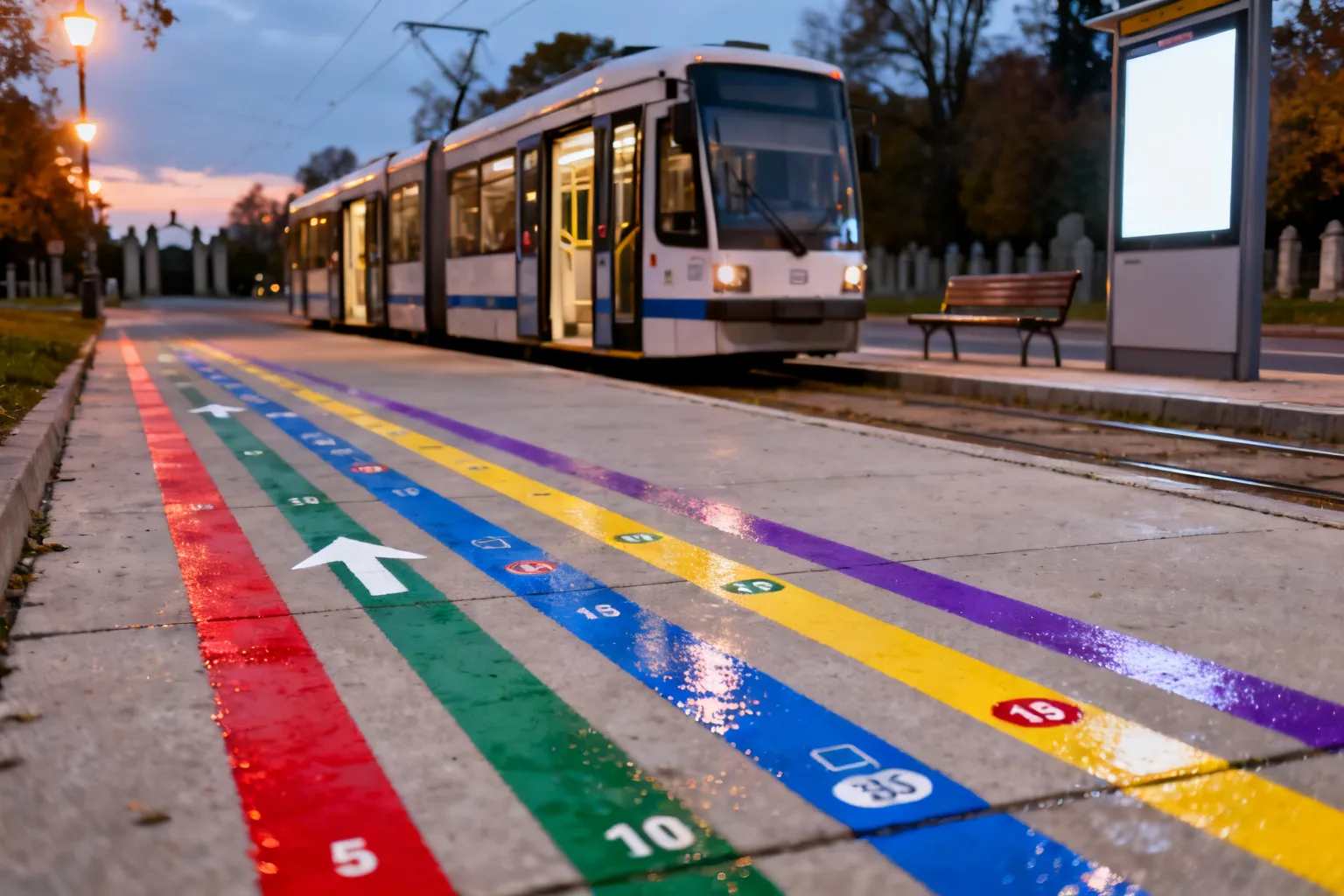 Kolorowe linie cmentarne Warszawa 2026 — jak będą oznaczone połączenia na Wszystkich Świętych