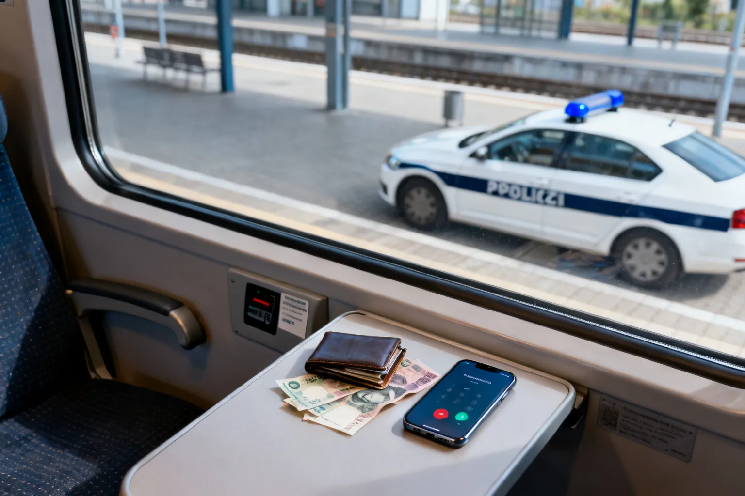 Oszustwo telefoniczne w pociągu — 48-latek stracił 2200 zł