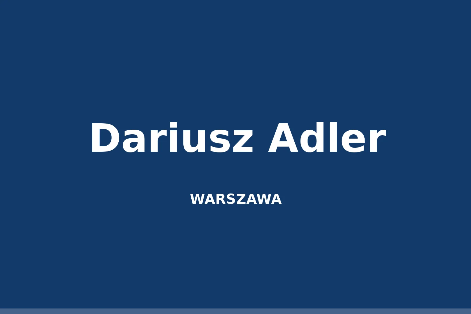 Dariusz Adler