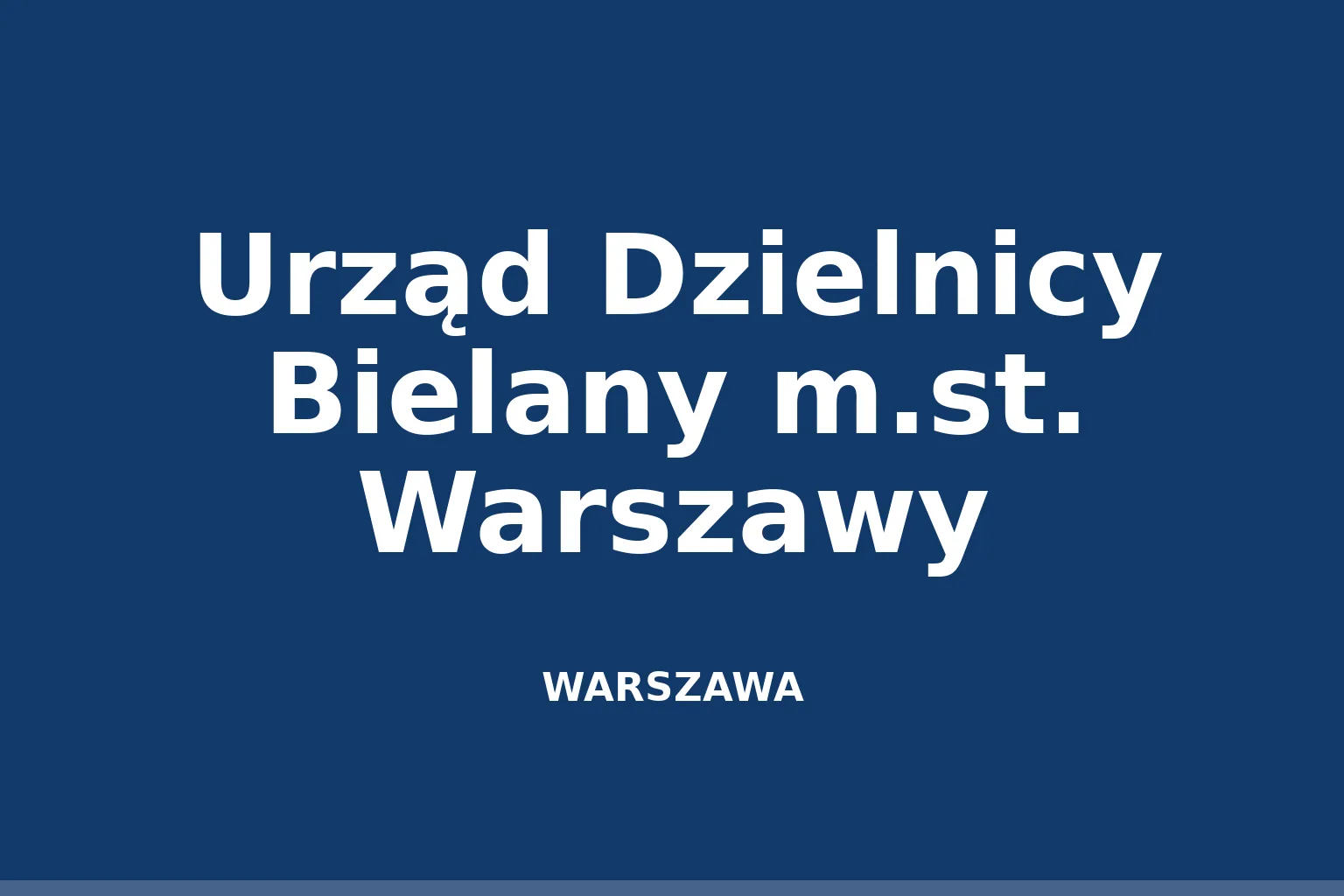 Urząd Dzielnicy Bielany m.st. Warszawy