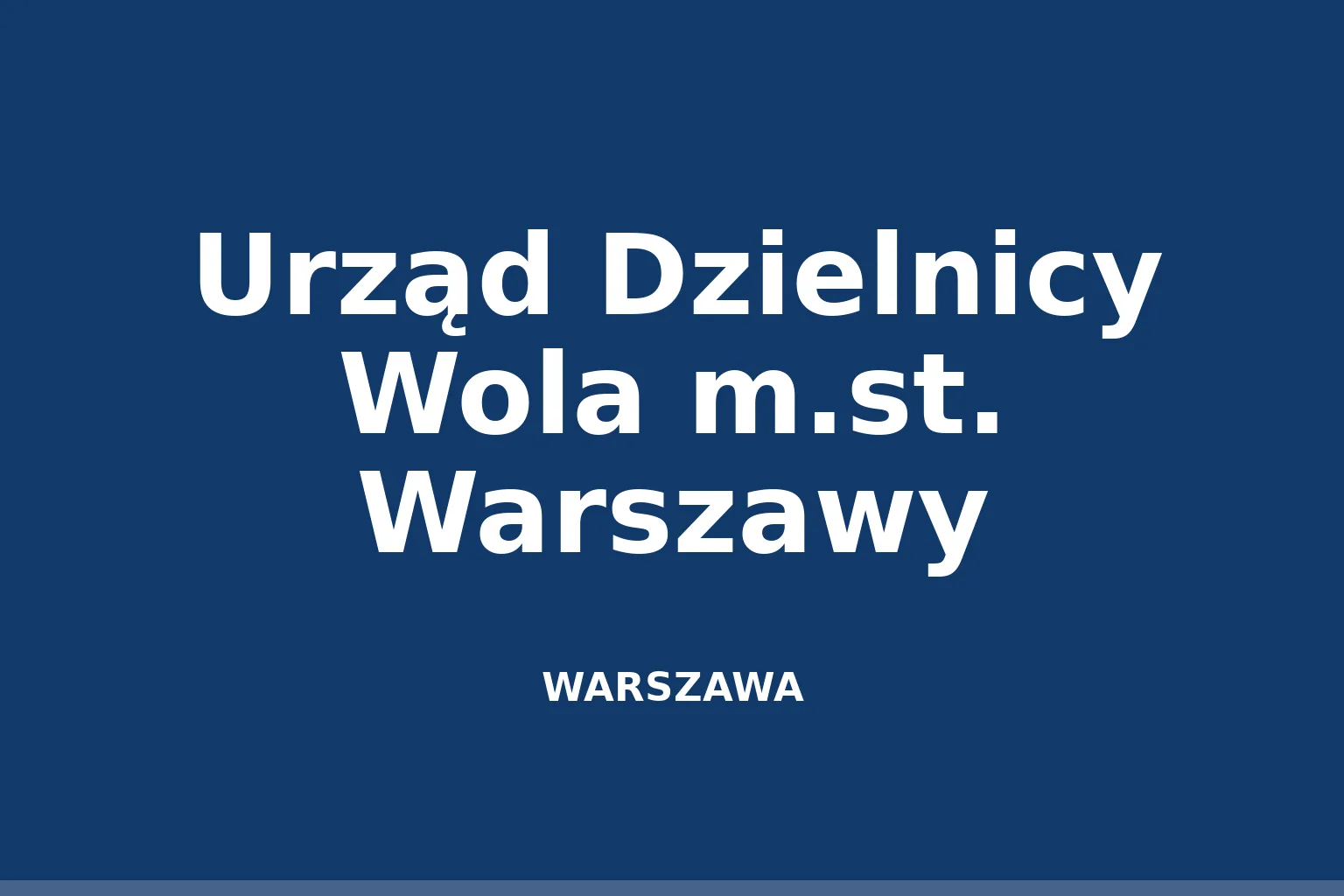 Urząd Dzielnicy Wola m.st. Warszawy