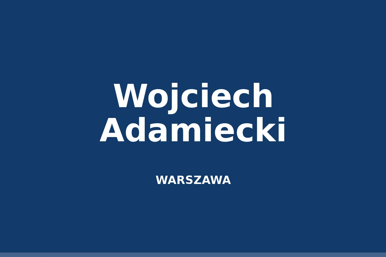 Wojciech Adamiecki